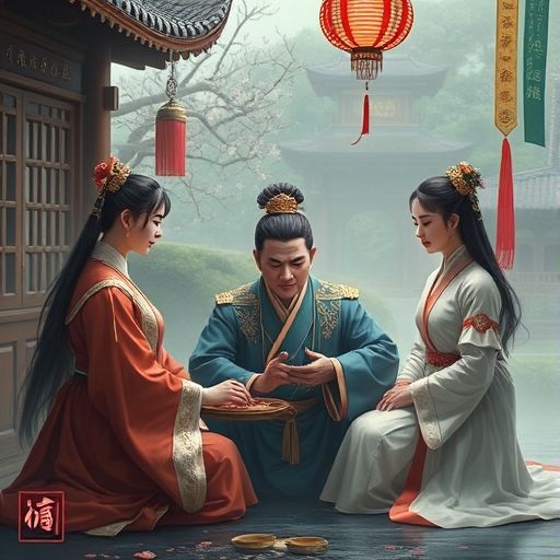 年轻人围坐茶室欢笑的场景