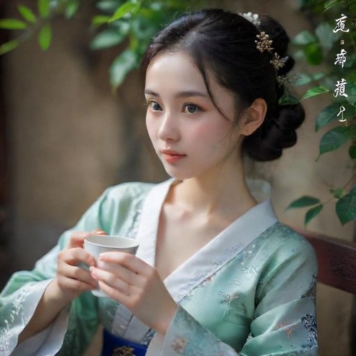 智能推荐茶叶的炫酷界面
