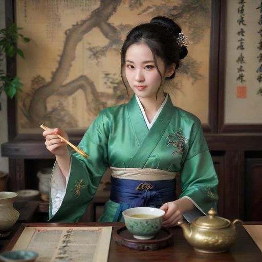 安静的书架阅读角