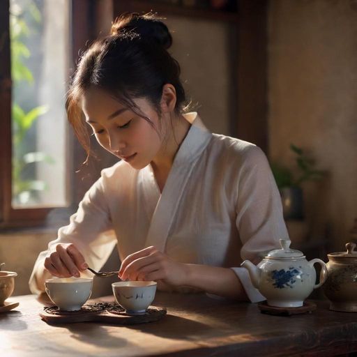 茶艺师优雅动作