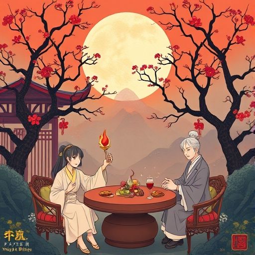 诱人的茶点摆盘