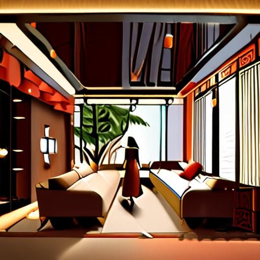 深圳高端茶社内景展示