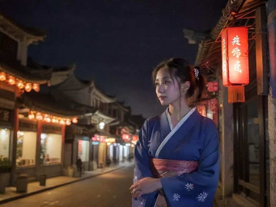 广佛都市夜景，高楼大厦霓虹闪烁，展现城市娱乐中心的繁华景象