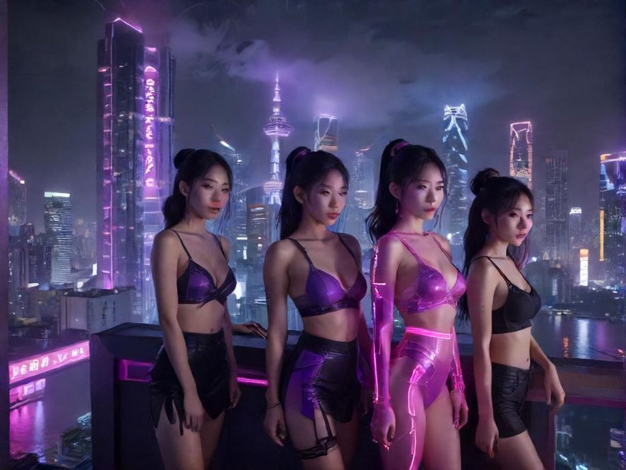夜幕下的广佛，霓虹闪烁，仿佛隐藏着无数未知的惊喜。