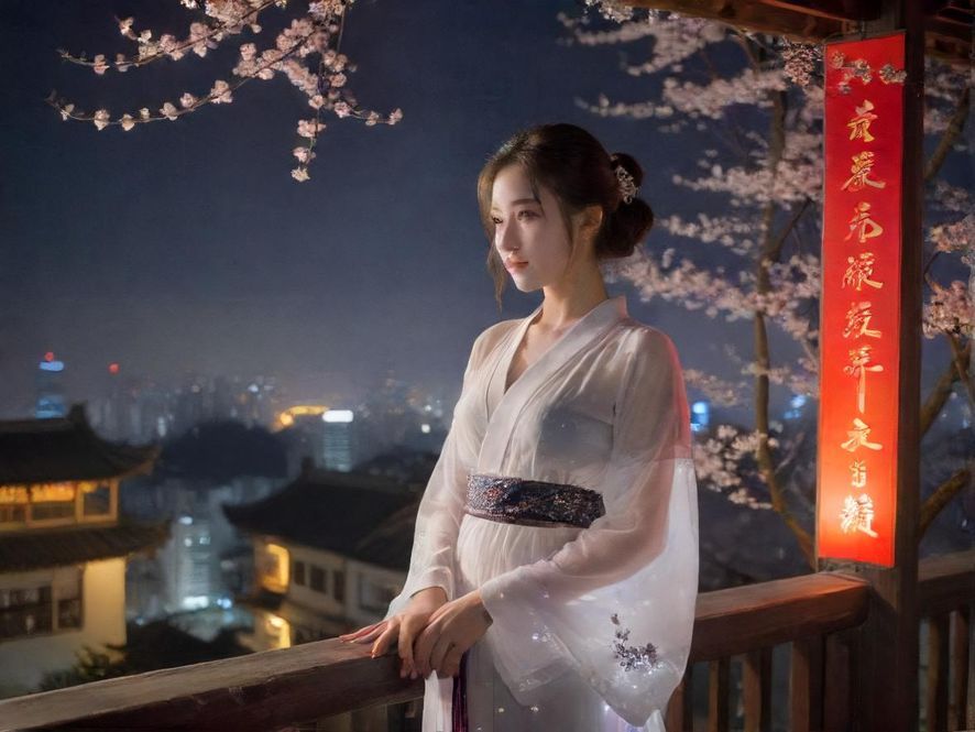 都市夜景灯光璀璨