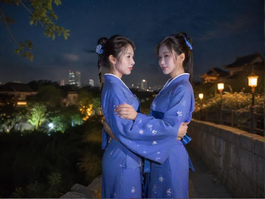 深圳夜景俯瞰，霓虹闪烁，仿佛在召唤夜的狂欢者。