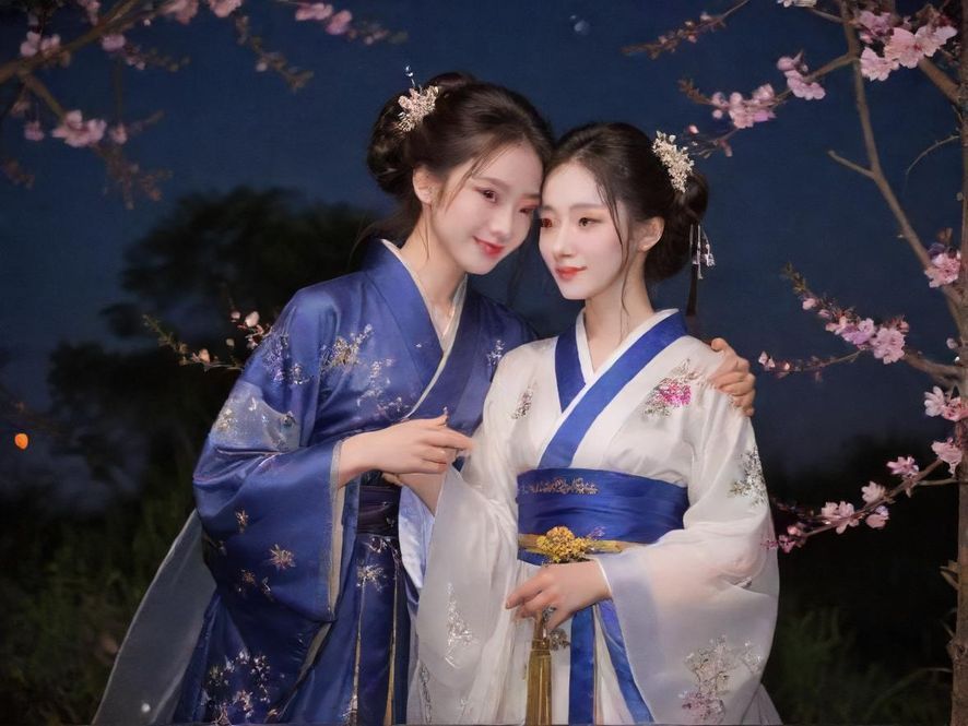 广州QM花园入口，夜晚灯光璀璨，营造出奢华神秘的氛围，暗示着高端会所的独特体验。