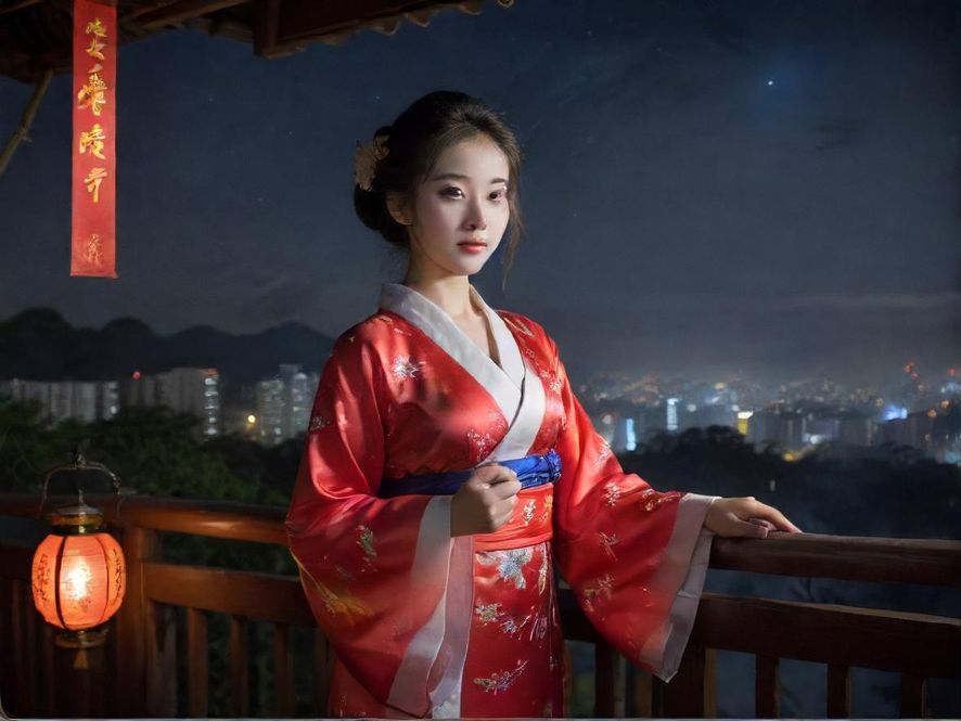 广州璀璨都市夜景