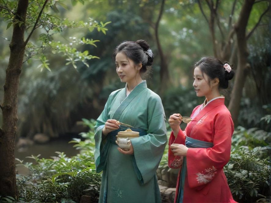 深圳罗湖喝茶温馨场景
