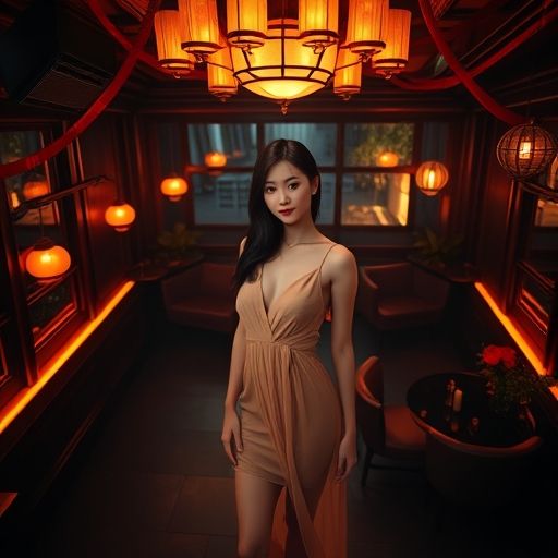 夜场会所内部豪华场景