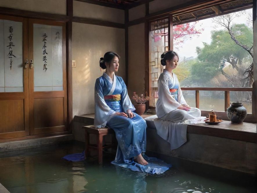 专业水疗按摩师细腻的手法