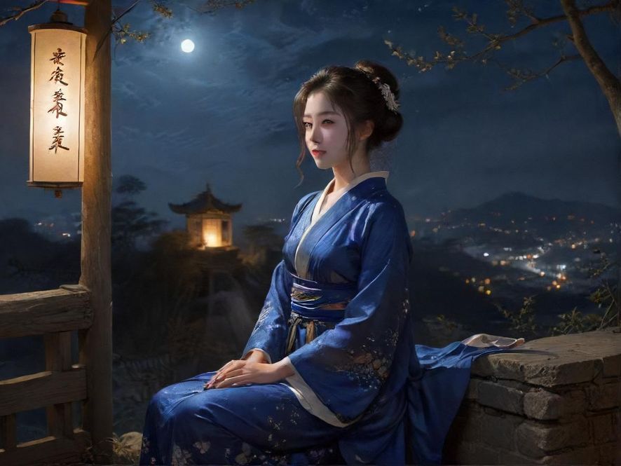 柳州夜场街景夜色迷人