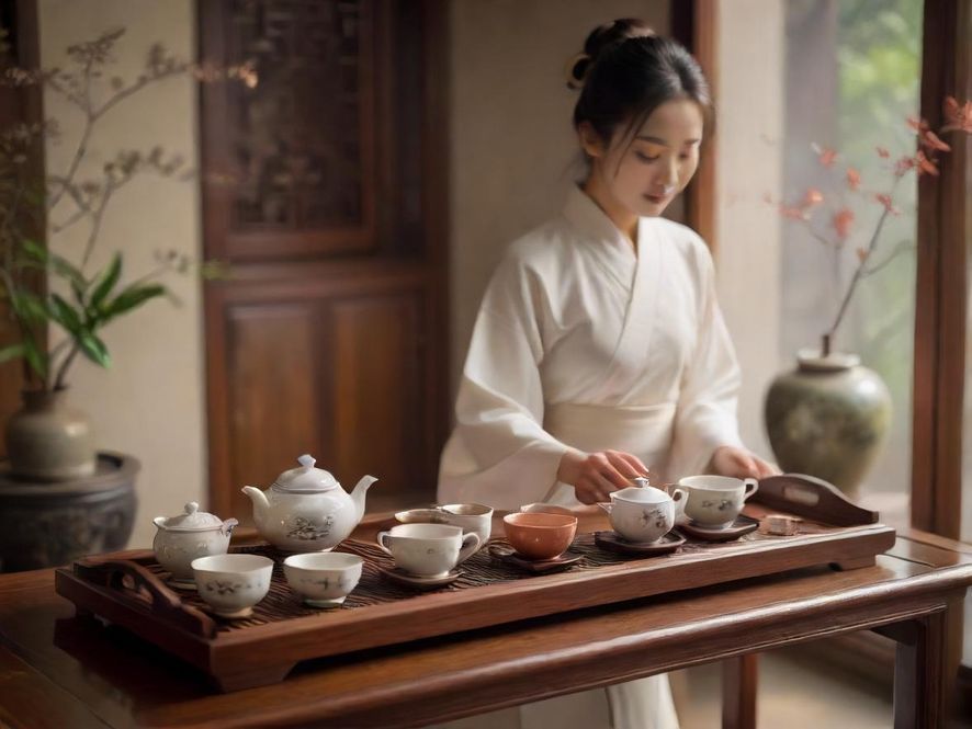 广州天河休闲会所茶道体验包间