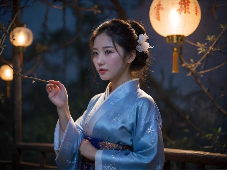 深圳高端会所入口，夜晚灯光下的宽视角写实照片