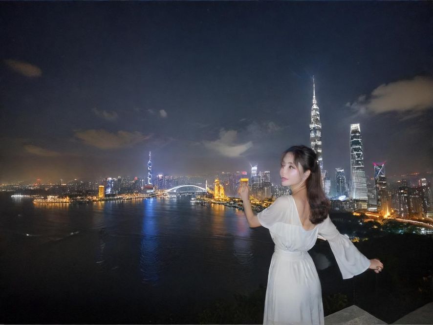 广州白云区高端会所夜景氛围