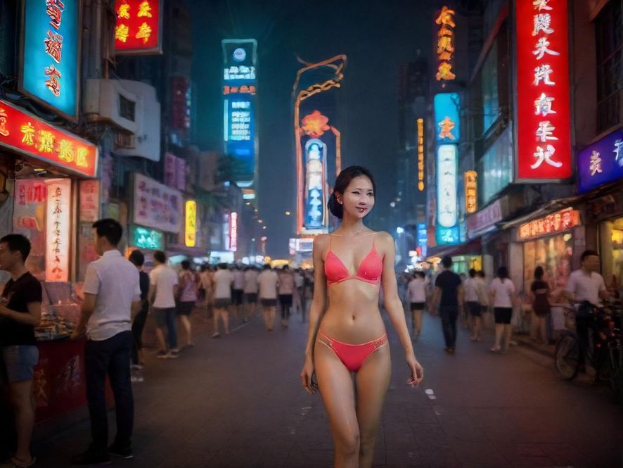 深圳繁华夜景