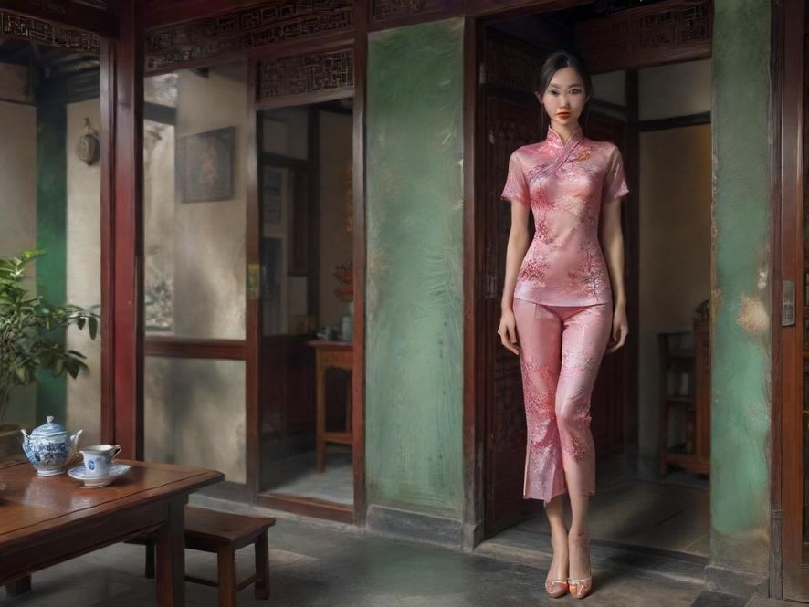 广州隐秘茶社的桑拿汗蒸区，充满禅意氛围