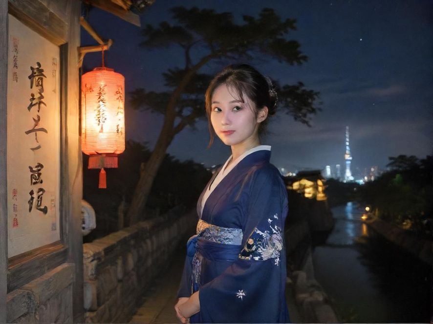 深圳九龙湾会所夜景外观图