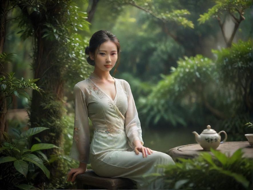 上海品茶后花园桑拿休息区氛围图
