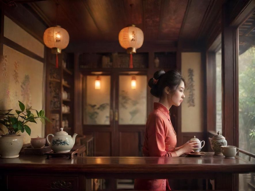 广州隐藏茶社氛围展示