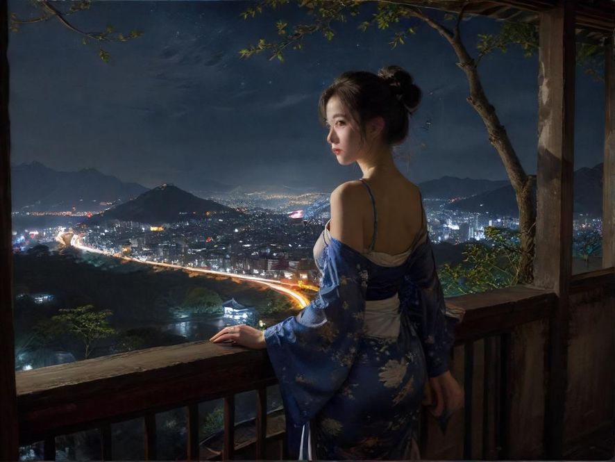 广州高端茶社夜景实拍