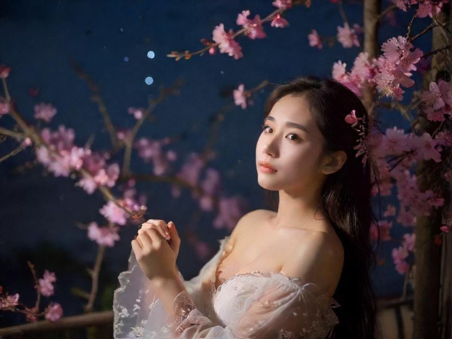 广州夜场花海装饰，俯视角写实照片，夜场环境