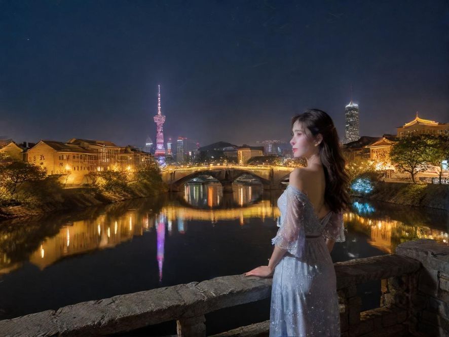 城市夜景中的休闲资源