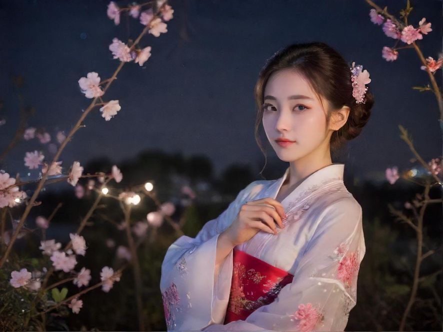 广佛qm名花录的夜景环境